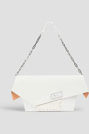 Maison Margiela Snatched Kuvert-Clutch aus Glanzleder - - OneSize