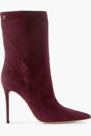 Gianvito Rossi 105 Ankle Boots aus Veloursleder - - EU 40
