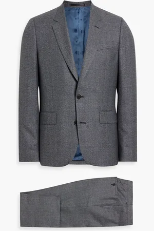 Paul Smith Anzug aus Wolle mit Glencheck-Muster - Blau - US 36