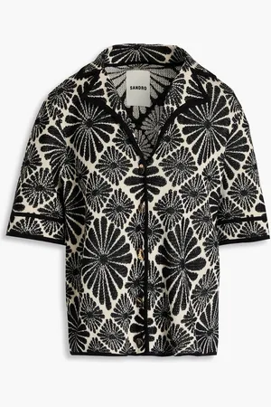 Sandro Cardigan aus Jacquard-Strick - - 3