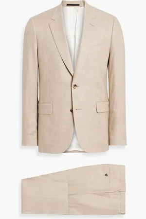 Paul Smith Anzug aus einer Leinen-Wollmischung - Neutral - US 40