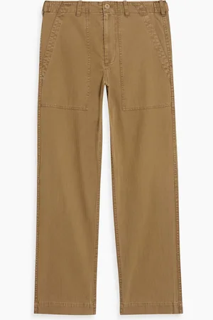 ALEX MILL Hose aus Baumwolle mit Fischgratmuster - Braun - 30