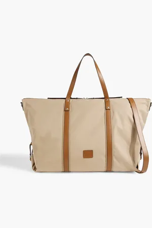 Paul Smith Weekender aus Twill mit Lederbesatz - - OneSize