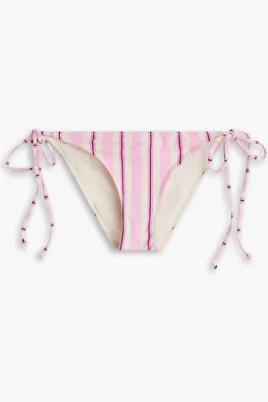 Ganni Bikini-Höschen mit Streifen - Pink - DE 34