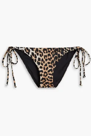 Ganni Bikini-Höschen mit Leopardenprint - - DE 34