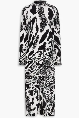 Camilla Bedrucktes Midikleid aus Stretch-Jersey mit Verzierung - - L