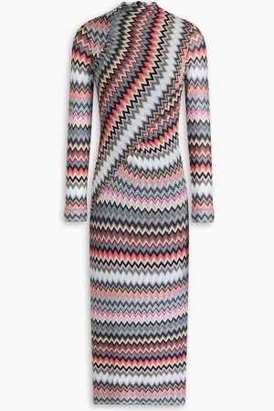 Missoni Midi-Strickkleid in Häkeloptik - - IT 46