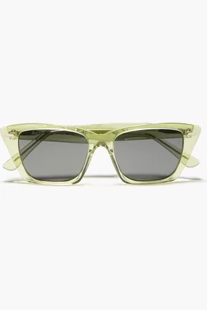 Acne Studios Sonnenbrille mit D-Rahmen aus Azetat - Grün - OneSize