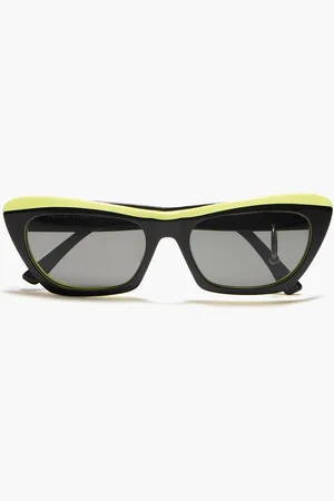Acne Studios Zweifarbige Sonnenbrille mit D-Rahmen aus Azetat - - OneSize