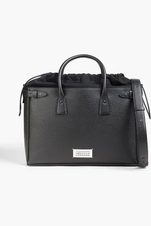 Maison Margiela Tote Bag aus Narbenleder und Canvas - - OneSize