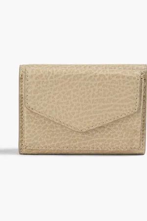 Maison Margiela Portemonnaie aus Narbenleder - Neutral - OneSize