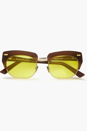 Acne Studios Sonnenbrille mit D-Rahmen aus Azetat - - OneSize