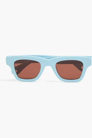 Jacquemus Sonnenbrille mit D-Rahmen aus Azetat - Blau - OneSize