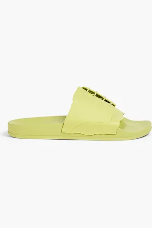 Maison Margiela Pantoletten aus Gummi mit Schnürung - Grün - EU 44