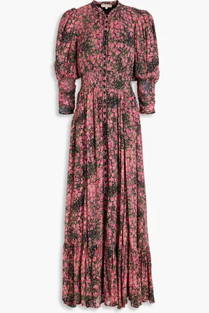 by Ti Mo Maxikleid aus Georgette mit floralem Print - - M