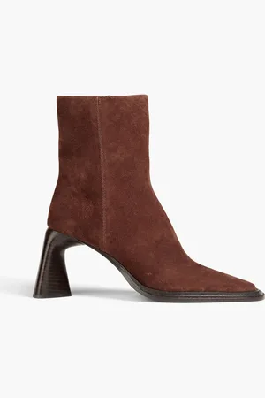 Alexander Wang Booker 85 Ankle Boots aus Veloursleder - - EU 39.5