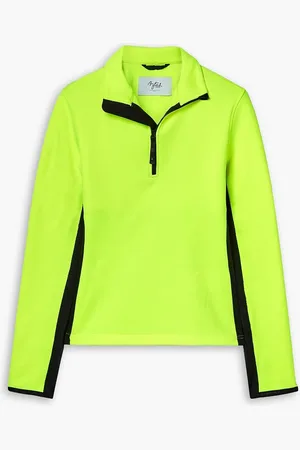 Aztech Sweatshirt aus Stretch-Material und Ripstop - Gelb - IT 42