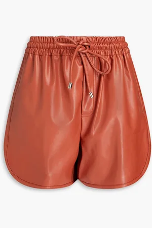 A.L.C. Shorts aus beschichtetem Kunstleder - Braun - XL