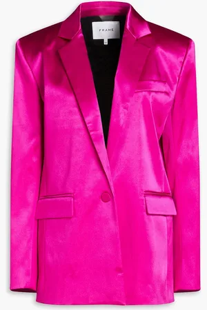 Frame Blazer aus Satin - Lila - L