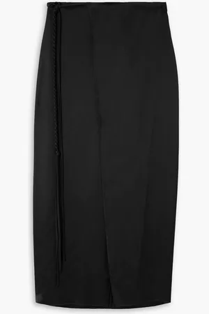 Nanushka Midi-Wickelrock aus Satin - - S