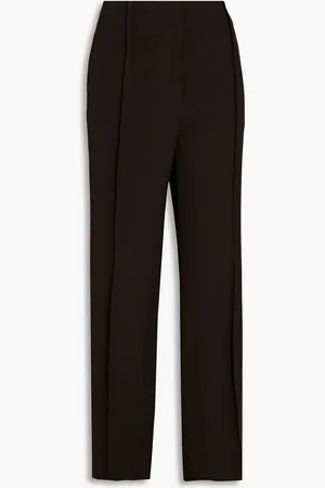 Jil Sander Hose mit geradem Bein aus Crêpe - Braun - FR 42