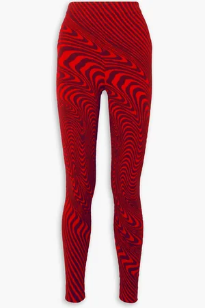 Aztech Ed Curtis Leggings aus Jacquard-Strick - Rot - XS