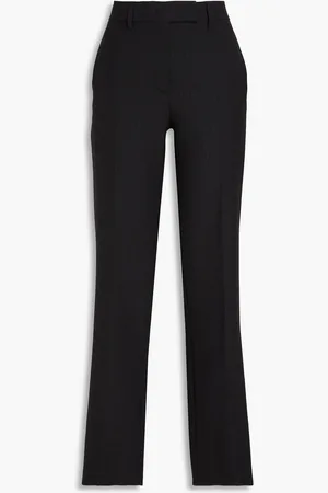 Prada Hose mit geradem Bein aus Grain de Poudre aus Wolle - - IT 40