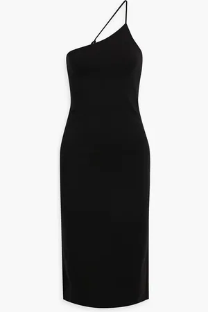 RAG&BONE Irina Midikleid aus Stretch-Jersey mit asymmetrischer Schulterpartie - - L