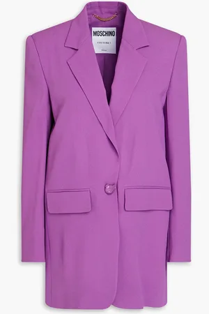 Moschino Blazer aus Crêpe - Lila - IT 46