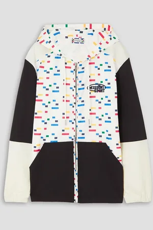 Missoni Jacke aus bedrucktem Shell mit Kapuze - - S
