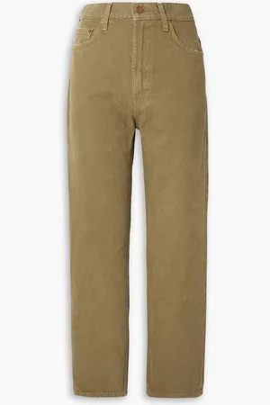 Mother SNACKS! hoch sitzende Jeans mit geradem Bein - Grün - 30