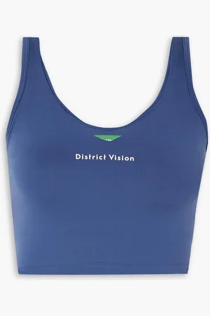 District Vision Khanti Sport-BH aus recyceltem Stretch-Material mit Prints - - XL