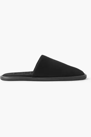 Khaite Monaco Slippers aus Veloursleder - - EU 36