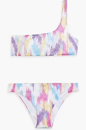 Missoni Strickbikini in Häkeloptik mit asymmetrischer Schulterpartie - - IT 40