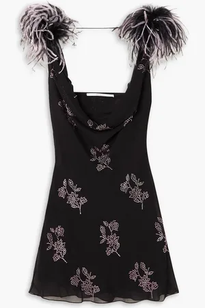 16Arlington Adwa Minikleid aus Chiffon mit Verzierung - - UK 10