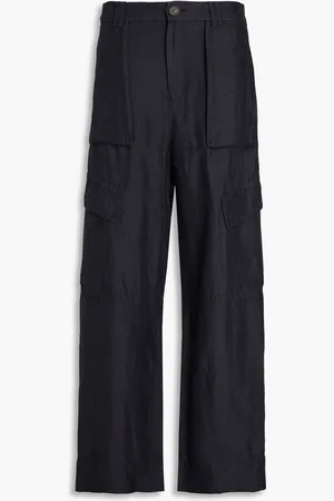 Vince Cargohose aus einer Leinenmischung - Blau - US 4
