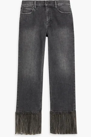 ALICE+OLIVIA Alice Olivia - Amazing Cropped Boyfriend-Jeans mit Verzierung - - 27
