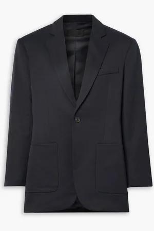 NILI LOTAN Gael Blazer aus Woll-Twill - Blau - US 6
