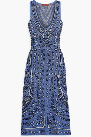 Altuzarra Midikleid aus Jacquard-Strick mit Cut-outs - - S