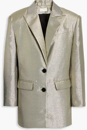 RONNY KOBO Morgan Blazer aus Lamé - Metallic - XS