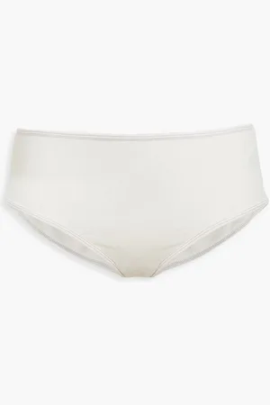 ZIMMERMANN Halbhohes Höschen aus Stretch-Baumwoll-Jersey mit Print - - S/M