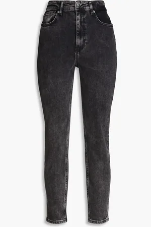 IRO Traccky hoch sitzende Skinny Jeans - Grau - 30