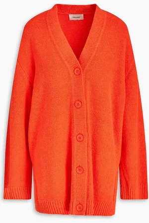 Holzweiler Cardigan aus Frottee aus einer Baumwollmischung - Orange - XS