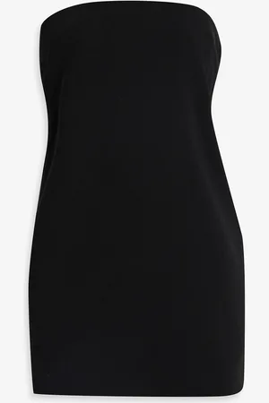 16Arlington Blaise trägerloses Minikleid aus Crêpe mit Satineinsatz - - UK 14
