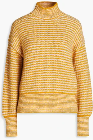 Tory Burch Rollkragenpullover aus einer Wollmischung - Gelb - L
