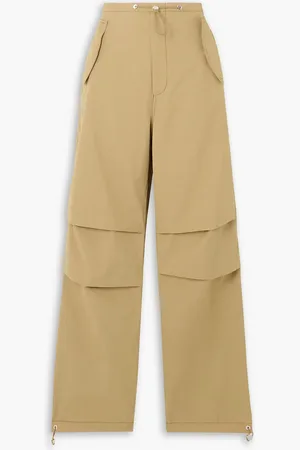 DION LEE Toggle Parachute Cargohose mit geradem Bein aus Twill aus einer Baumwollmischung - Neutral - UK 14