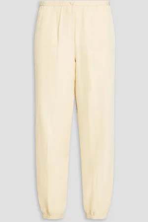 Joseph Karottenhose aus einer Seiden-Baumwollmischung - Weiß - FR 40