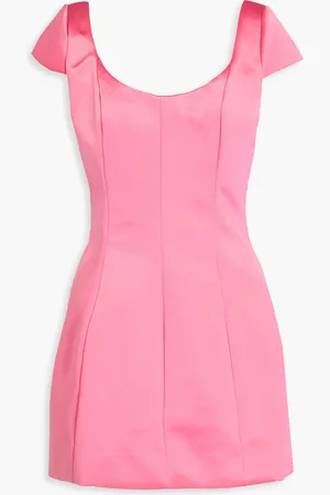 Nicholas Minikleid aus Satin - - US 10