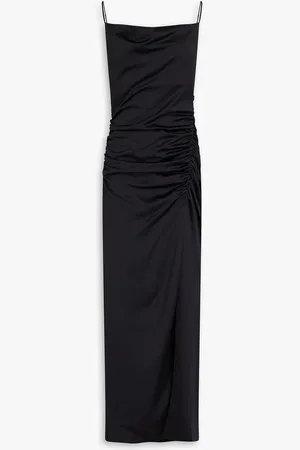 Maje Maxikleid aus Satin mit Raffungen - - FR 42