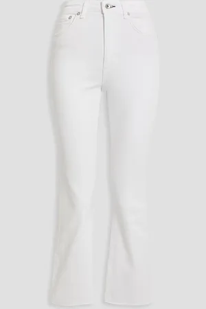 RAG&BONE Nina hoch sitzende Kick-flare-Jeans mit Fransen - - 24